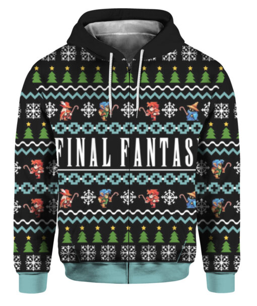 pioeqr20dcstro60vdjkl40jo FPAZHP colorful front Final Fantasy Christmas sweater