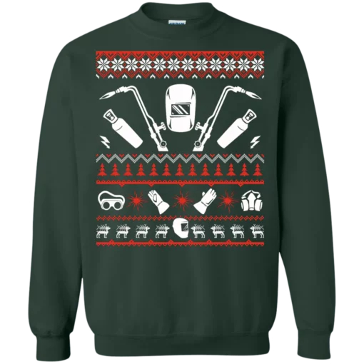 s 7 Welder Christmas sweater