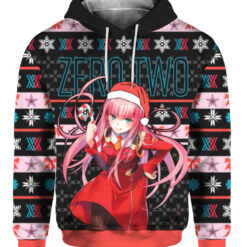 s6pt86kdhh767ujku0p5pg4qf FPAHDP colorful front Zero Two Christmas sweater