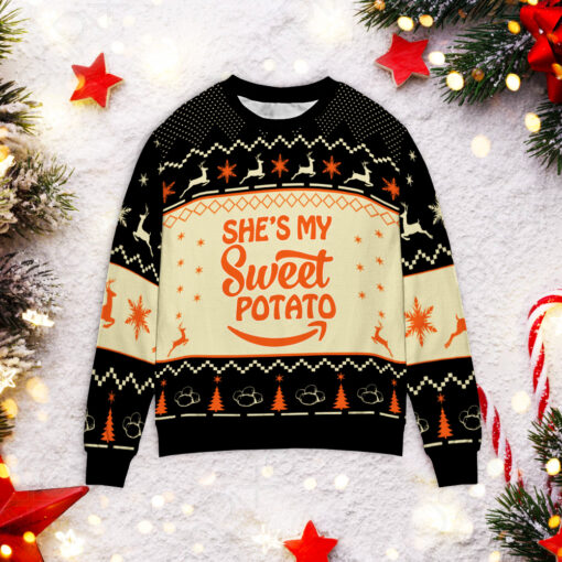 shes my sweet potatoM She’s my sweet potato Christmas sweater