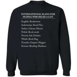 up het international slang for people who read a lot 3 1 International slang for people who read a lot shirt