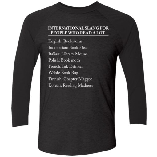 up het international slang for people who read a lot 9 1 International slang for people who read a lot shirt