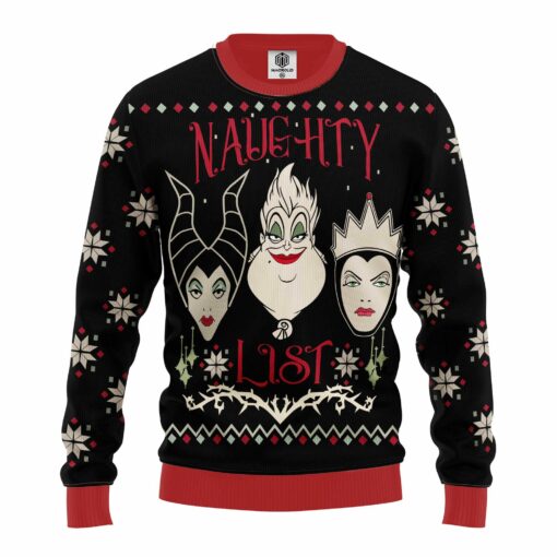 villains naughty ugly christmas sweater 0 Villains Naughty ugly Christmas sweater
