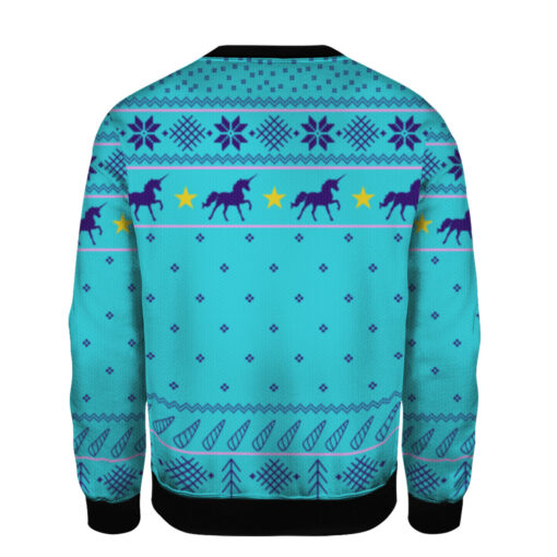 02e8f3e8e1919a018f8a7d3028abc078 AOPUSWT Colorful back Unicorn nope Christmas sweater