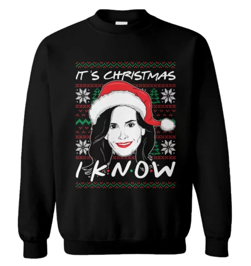 1 34 Phoebe Buffay it's Christmas i know Christmas sweater