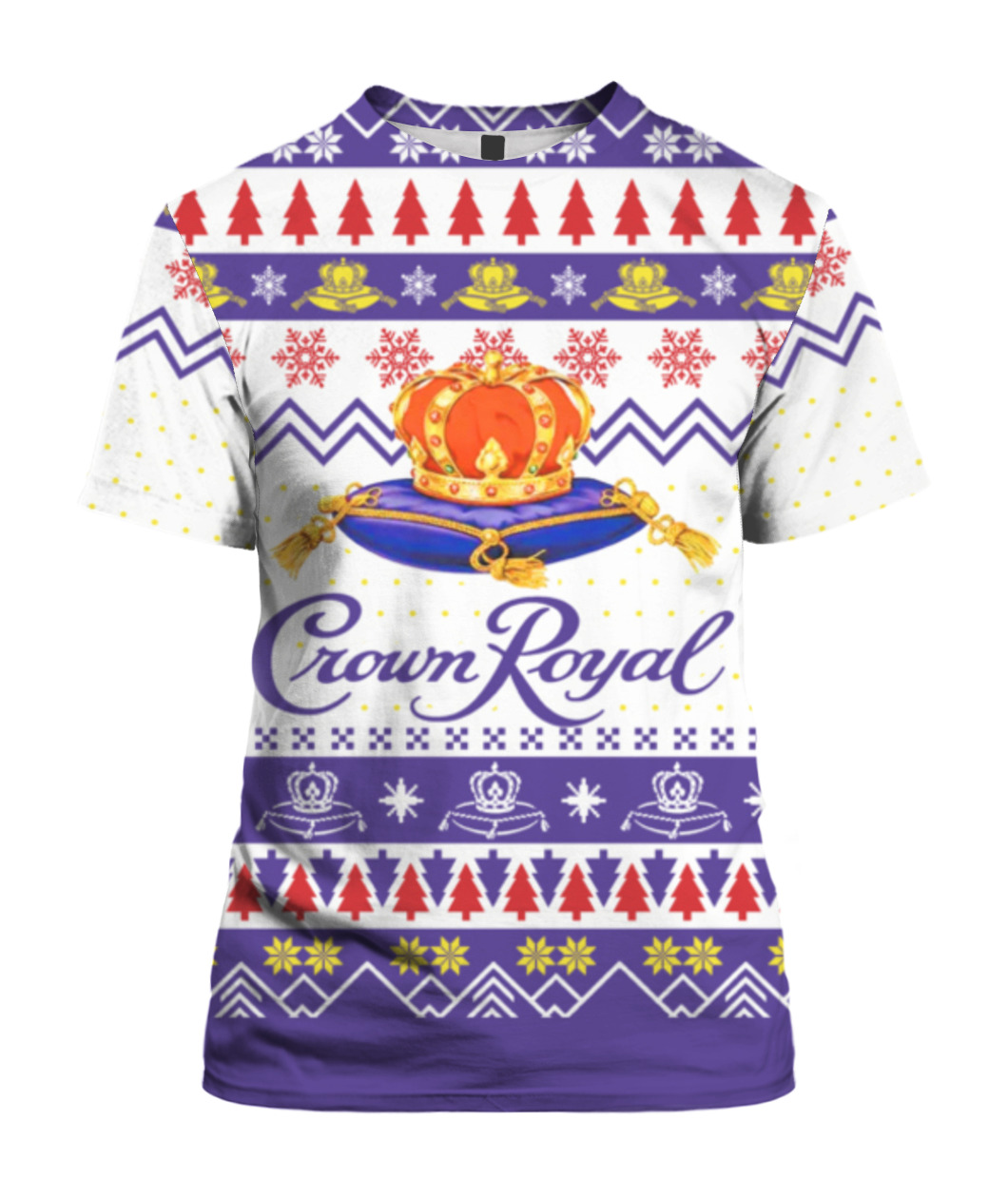 Crown Royal Canadian Whisky All Over Print 3D Hawaiian Shirt