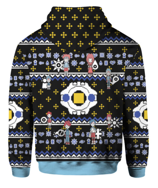 13grvpj9qs4ut7candmcmnje78 FPAZHP colorful back Digimon Characters Christmas sweater