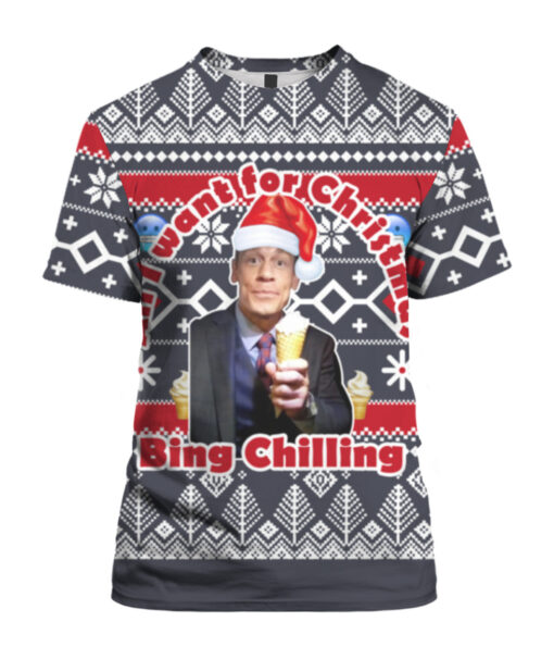 150v8f292utp31h2aqms160j7s APTS colorful front John Cena all i want for Christmas is bing chilling Christmas sweater