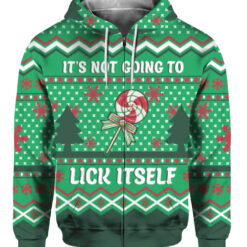 1em2ns4liomk0mjm5njfmj24qu FPAZHP colorful front It's not going to lick itself ugly Christmas sweater