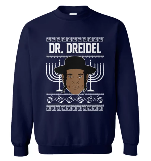 2 35 Dr Dreidel Christmas sweatshirt