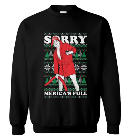 2 36 D*nald Tr*mp sorry merica's full Christmas sweater