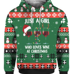 23orjb5h5180kkpteo4qf9e9m2 FPAHDP colorful front Wine Xmas just a girl who loves wine at Christmas Sweater