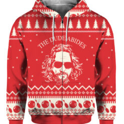 24i30455hfmtltgg69h6dhm0os FPAZHP colorful front Big Lebowski the Dude Abides ugly Christmas sweater