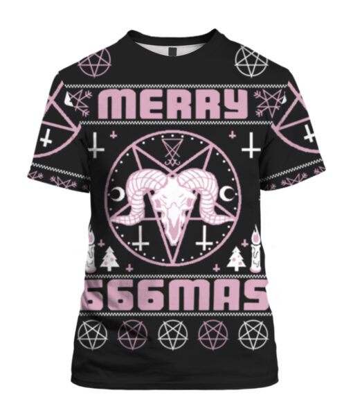 2l2u4snfpt796ainsoejibt7qj APTS colorful front Womens pink Merry 666mas Christmas sweater