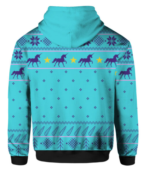 2t3puhochj80ov2jt60kang3o FPAHDP colorful back Unicorn nope Christmas sweater