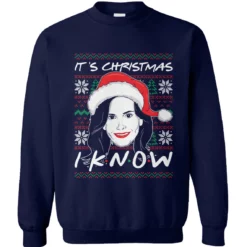 3 28 Phoebe Buffay it's Christmas i know Christmas sweater