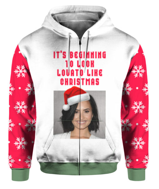 56o814sja8ekimvfv8an0jug3l FPAZHP colorful front It's beginning to look lovato like Christmas sweater