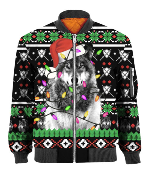5ktp4bm0blnjc6dloh2qppq25o APBB colorful front Wolf Santa ugly Christmas sweater