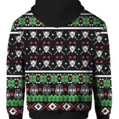5ktp4bm0blnjc6dloh2qppq25o FPAZHP colorful back Wolf Santa ugly Christmas sweater