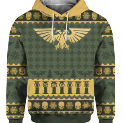 6fu114fl97l7qo9pek2da4r77k FPAHDP colorful front Warhammer 40k imperium Christmas sweater