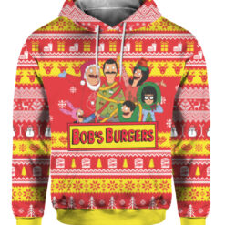 6n1f3113b3bmspqck2ggi813hs FPAHDP colorful front Bobs Burgers family Christmas sweater
