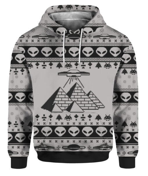 6oe7ii7uk28s5er416iqtstrd4 FPAHDP colorful front Ancient Alien pyramid ugly Christmas sweater
