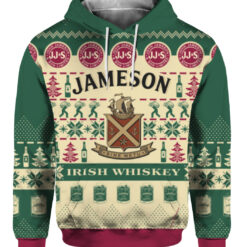 6vjvh00qkod8rm2k0kvkmkig7 FPAHDP colorful front Jameson Irish Whiskey ugly Christmas sweater