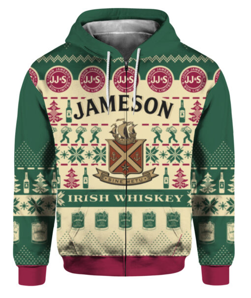 6vjvh00qkod8rm2k0kvkmkig7 FPAZHP colorful front Jameson Irish Whiskey ugly Christmas sweater