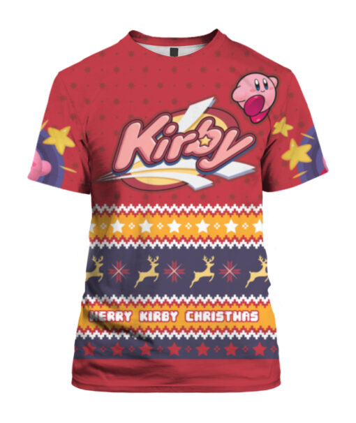 71h07odgeuoj4pmc9m0kd422ab APTS colorful front Kirby Ugly Christmas sweater