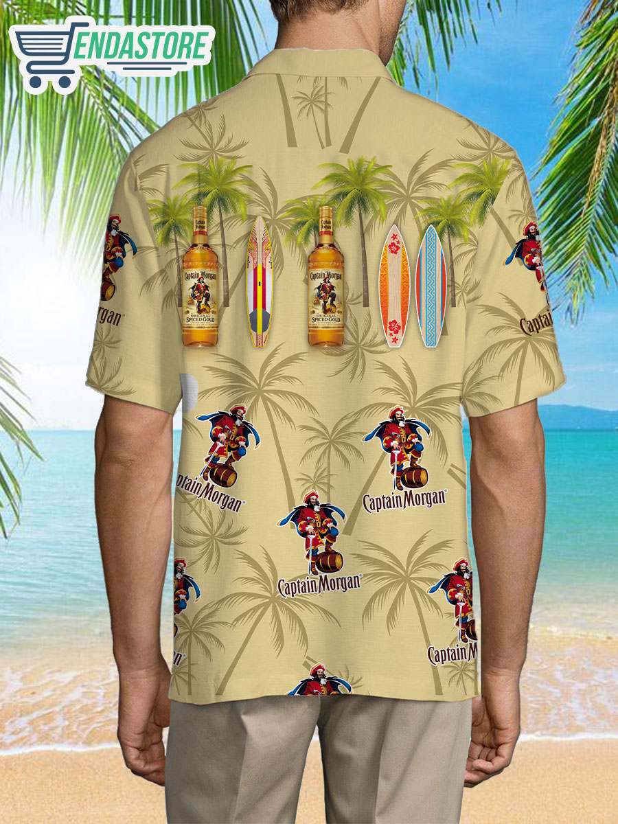 Captain morgan surfing Hawaiian shirt - Endastore.com