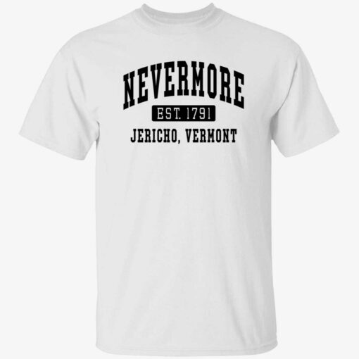 Endas Addams Nevermore est 1791 Jericho Vermont shirt 1 1 Addams Nevermore est 1791 Jericho Vermont hoodie