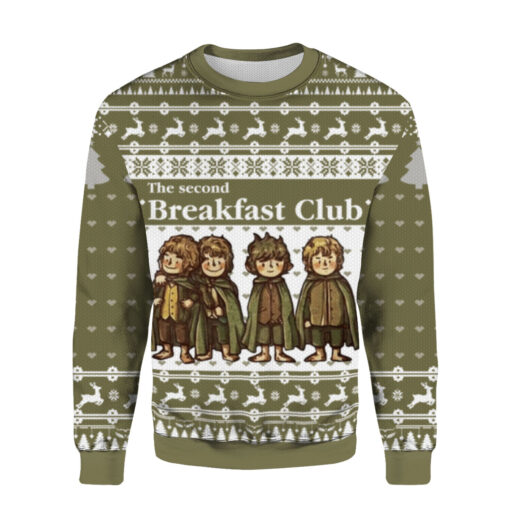 a2992f2102bc90bcc0eddeb3a1948106 AOPUSWT Colorful front The second breakfast club Christmas sweater