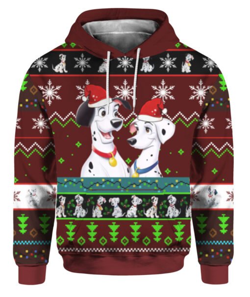 bflta5v6nuu1l4akms1e2v8f4 FPAHDP colorful front 101 Dalmatians ugly Christmas sweater