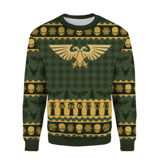 cff04247d527a9f584e5d413544d9cf4 AOPUSWT Colorful front Warhammer 40k imperium Christmas sweater