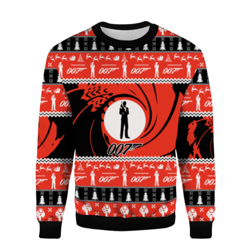 d5b824e50b636697b0d37fd026655f52 AOPUSWT Colorful front 007 Detective Christmas sweater