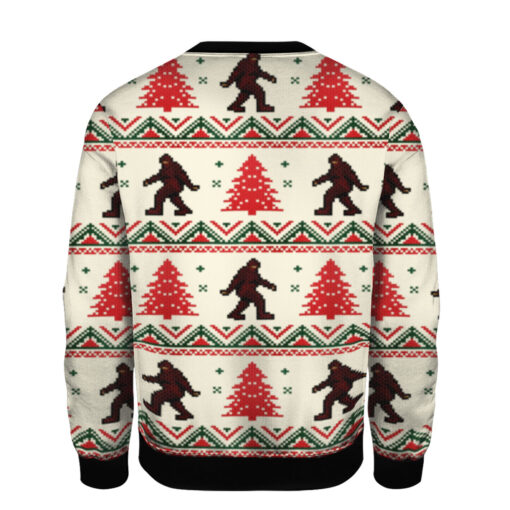ff504e9887dd476b885bc932e2df83f3 AOPUSWT Colorful back Bigfoot ugly Christmas sweater