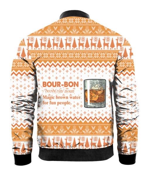 mlj182r4li7vnleq4flvu6778 APBB colorful back Bourbon noun magic brown water for fun people Christmas sweater