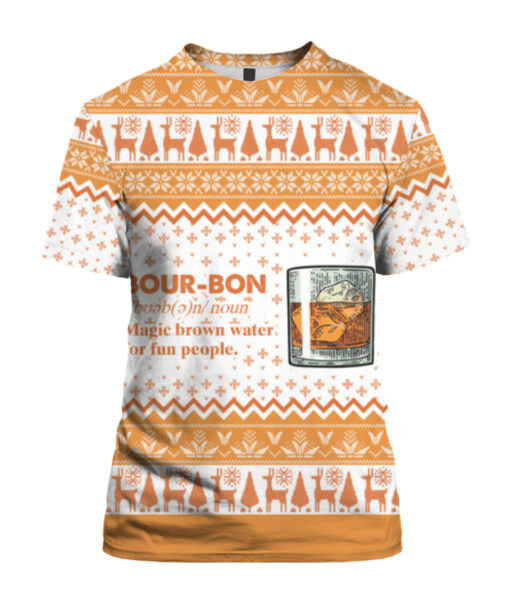 mlj182r4li7vnleq4flvu6778 APTS colorful front Bourbon noun magic brown water for fun people Christmas sweater