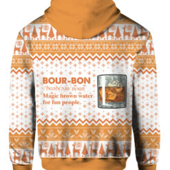 mlj182r4li7vnleq4flvu6778 FPAHDP colorful back Bourbon noun magic brown water for fun people Christmas sweater