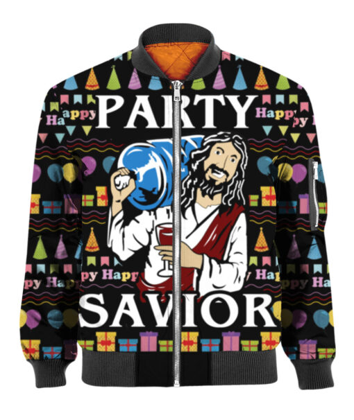 odq9ii78p7aesc3assrigj27g APBB colorful front Jesus party savior Christmas sweater