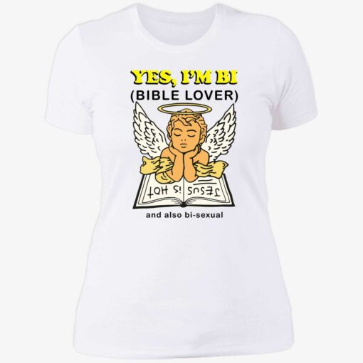 up het yes im bi 6 1 Angel yes i’m bi bible lover and also bisexual shirt