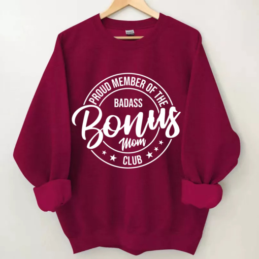 122716 Bonus mom club sweatshirt