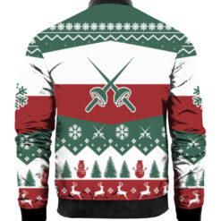 17sacrc4l45flh6nvvutlhob6f APBB colorful back All i want for christmas is more time for fencing ugly Christmas sweater