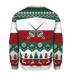27e299b612a42beb135ffff76b1c2ccf AOPUSWT Colorful back All i want for christmas is more time for fencing ugly Christmas sweater