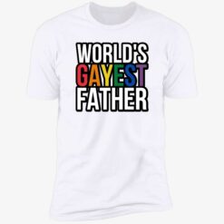 Up het worlds gayest father 5 1 World’s gayest father hoodie