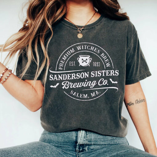 dbae6e0ec88b442f8dedebde7f509626 Sanderson sisters brewing co shirt