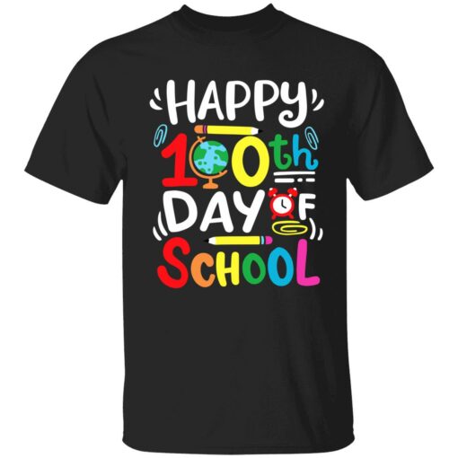 endas Happy 100th Day of School 100 Days of School Teacher Student T Shirt 1 1 Happy 100th day of school shirt