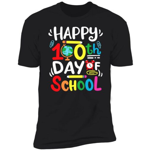endas Happy 100th Day of School 100 Days of School Teacher Student T Shirt 5 1 Happy 100th day of school shirt