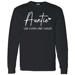 Buck Auntie like a mom only cooler 4 1 Auntie Like A Mom Only Cooler Hoodie