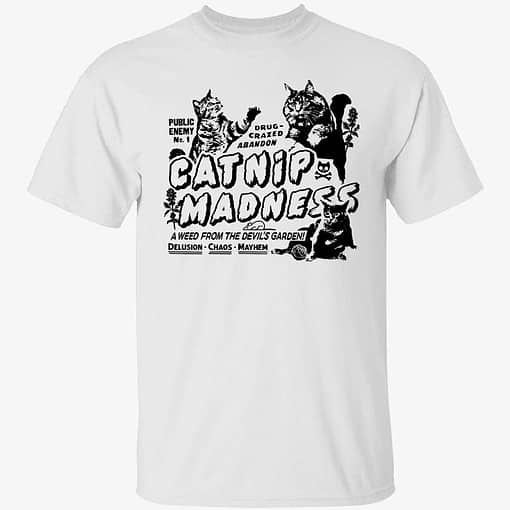 Buck catnip madness 1 1 Black Cat Catnip Madness Shirt